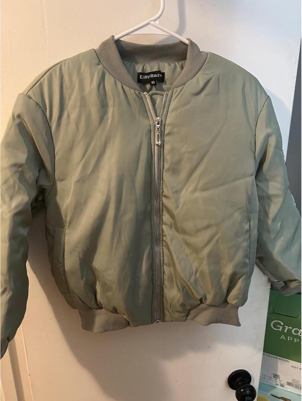Brand new Eilly Bazar Green bomber jacket size XS